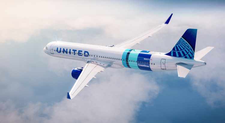 United Airlines Airbus A321neo Coastliner