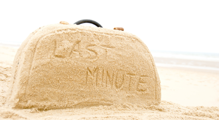 Last Minute Tasche Strand