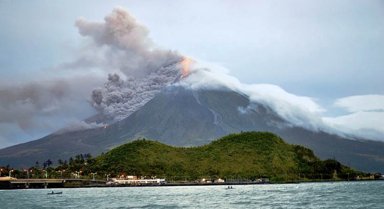 Philippinen Vulkan Mayon
