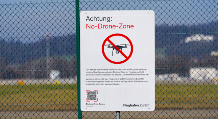 Drohne Drohnenverbot Flughafen
