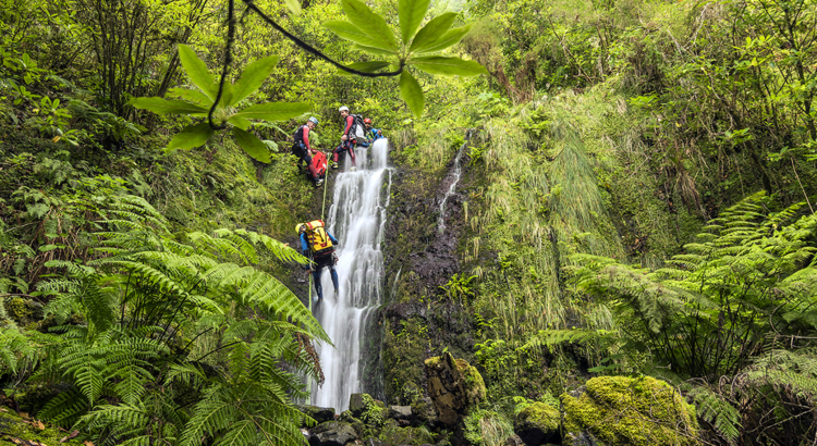 Portugal Madeira Aktivitäten Canyoning Visit Madeira/Freitas