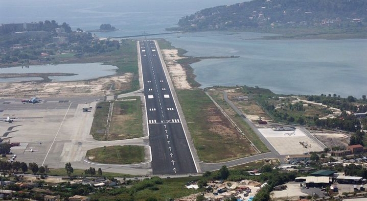 Griechenland Korfu Flughafen Foto Corfu Airport