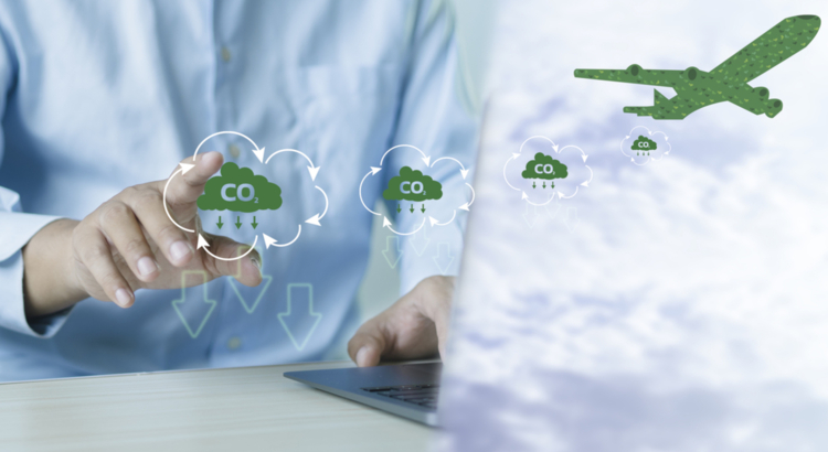 CO2 Flug Klimawandel