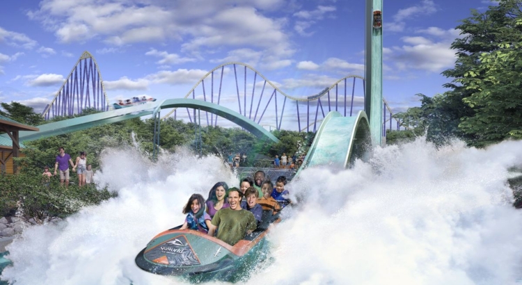 Sea World Catapult Falls Foto Sea World