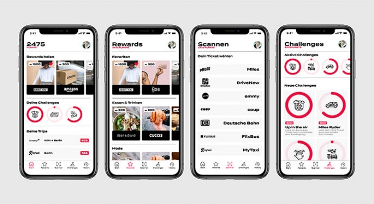 Die neue Mobilitäts-App Rydes ist ein App-zentriertes Reward-Programm, teilt die Lufthansa mit.