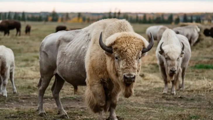 Kanada Metis Crossing Weißer Bison.jpg