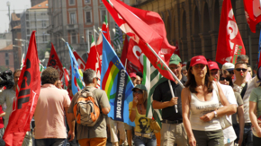 Streik Bologna Italien