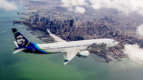 Alaska Airlines Boeing 737 Max 9 über San Francisco Foto Alaska Airlines.jpg