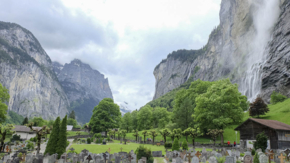 Lauterbrunnern Staubachwasserfall