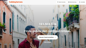 Holidayheroes Webseite